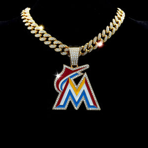 Miami Marlins Necklace