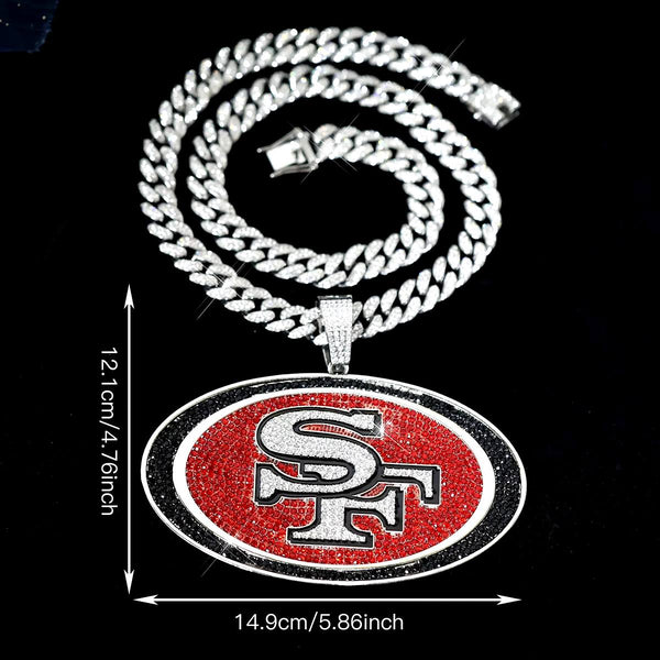 49ers Big Pendant Necklace