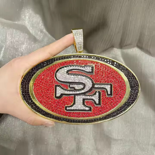 49ers Big Pendant Necklace