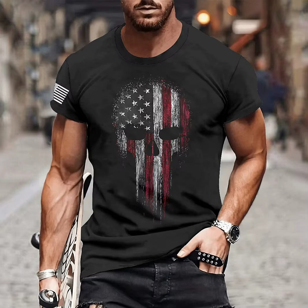 USA Flag Punisher T Shirt