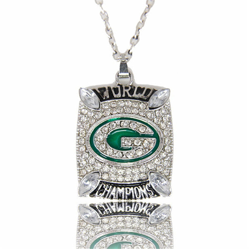 2010 Green Bay Packers Championship Necklace