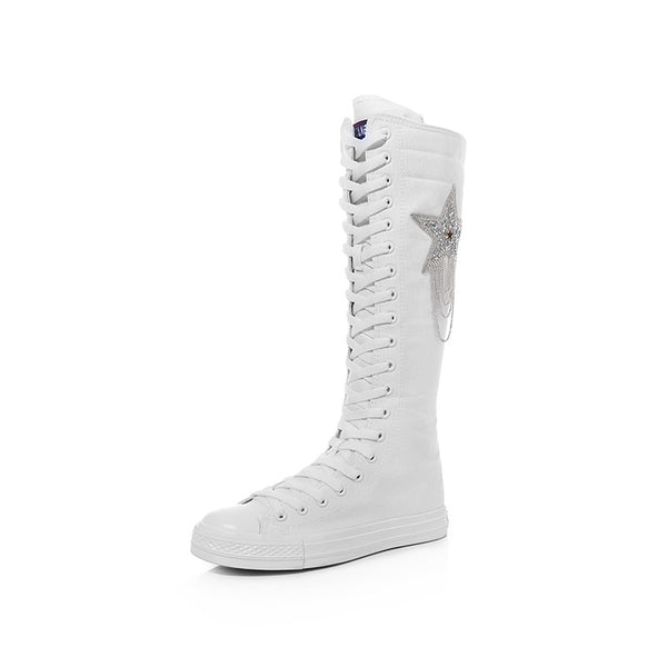 Star Tassel Sneaker Boots