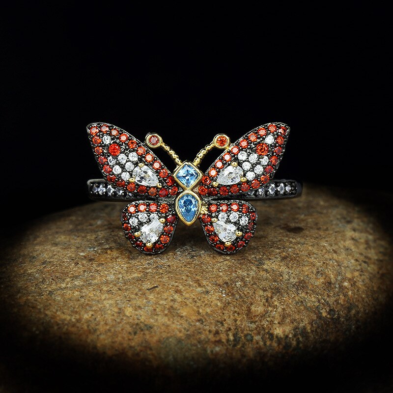 Ladies Butterfly Ring