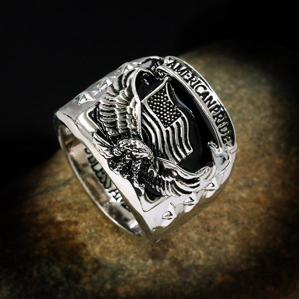 American Eagle Flag Ring