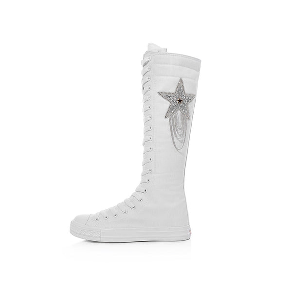 Star Tassel Sneaker Boots