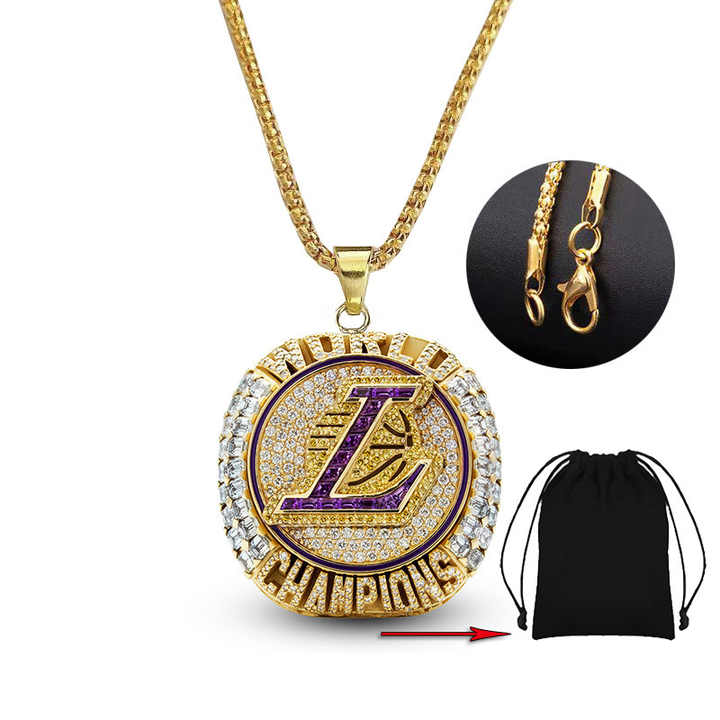 2020 L.A Lakers Championship Necklace