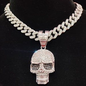 Cuban Link Skull Necklace