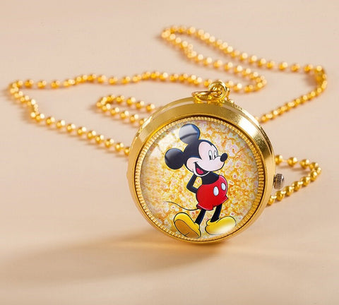 Mickey Mouse Necklace Watch