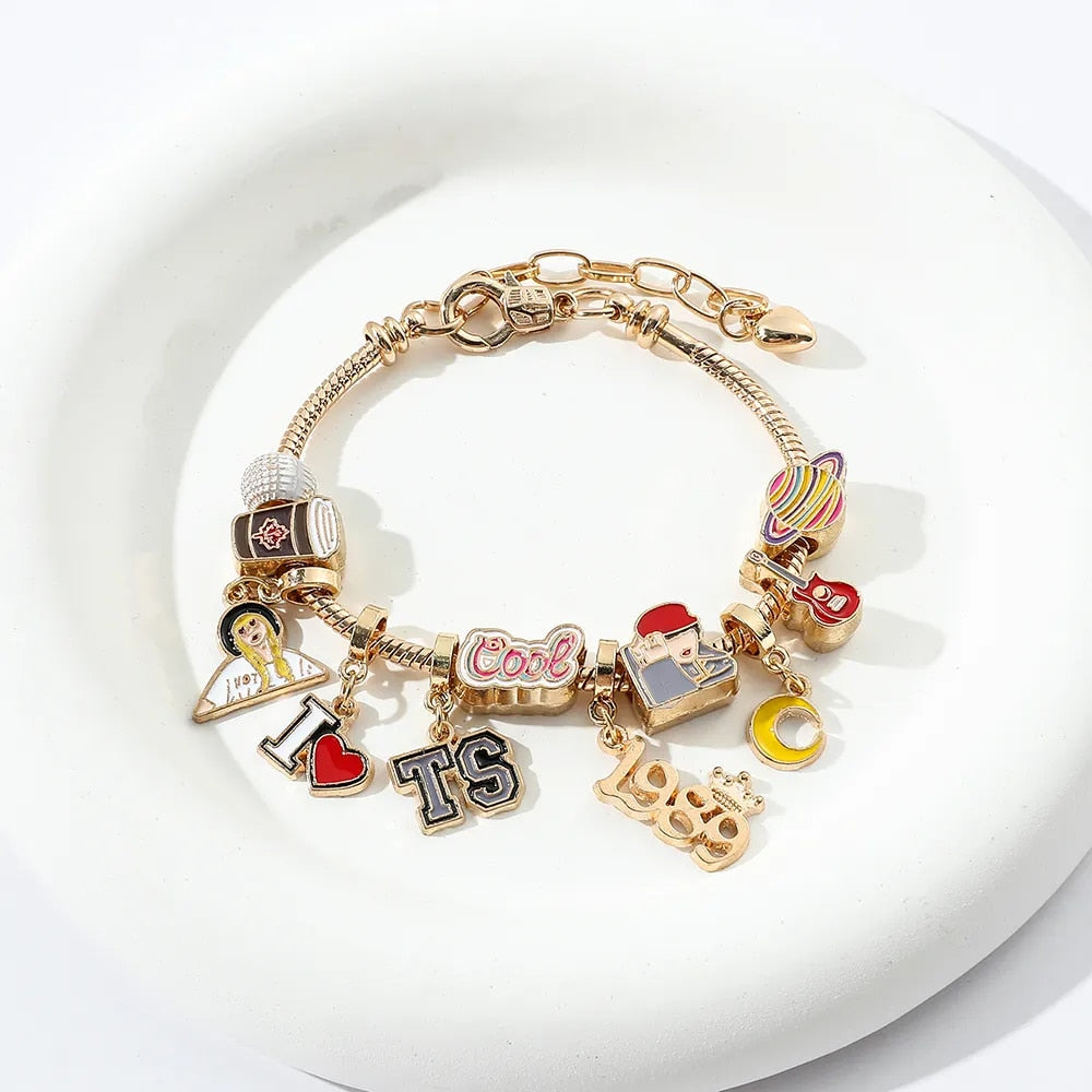 Taylor Swift Charm Bracelet