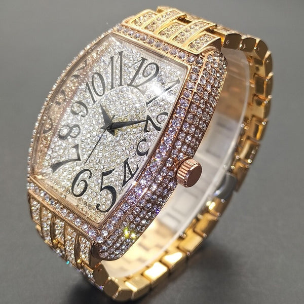 Iced Out Quartz Watch
