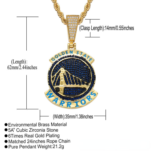 Golden State Warriors Necklace