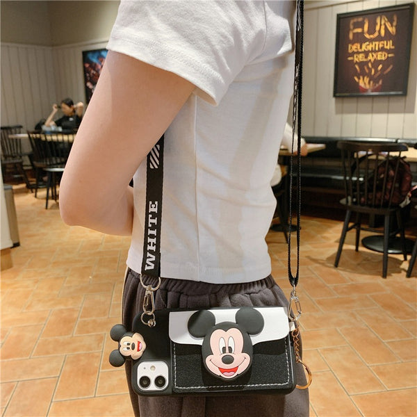 Mickey Mouse Wallet Case For iPhone
