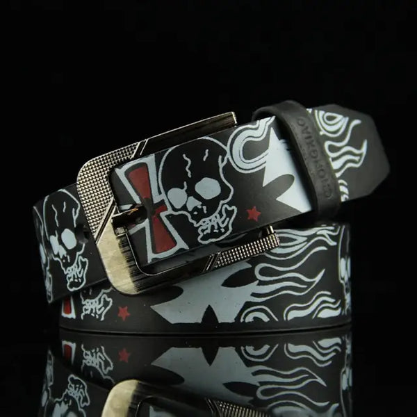 Skull Skeleton Belt