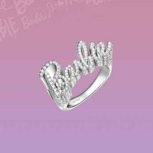 Silver Barbie Ring