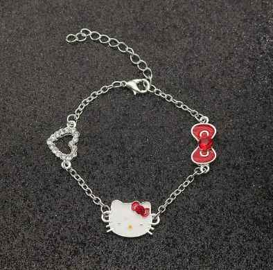 Hello Kitty Bracelet & Necklace Set