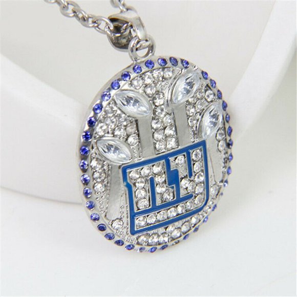 2011 New York Giants Championship Necklace