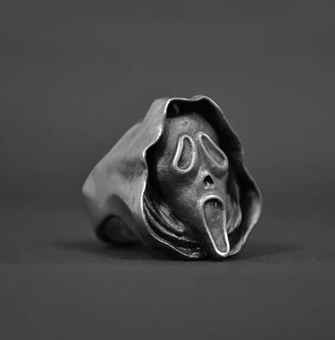 Scream Ghost Face Ring