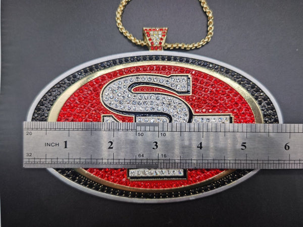 49ers Big Pendant Necklace