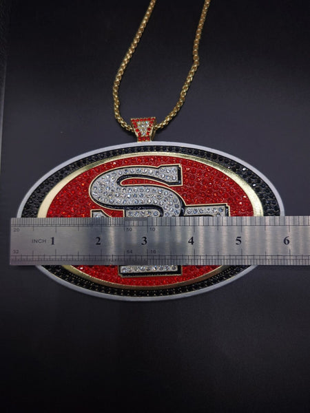 49ers Big Pendant Necklace